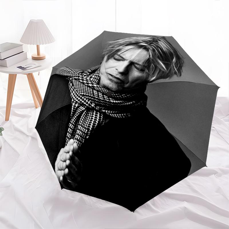 David Bowie Automatic Umbrella - Suitable Travel Outdoor Portable Umbrella Birthday Gift Daily Essentials