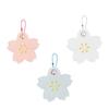 Cartoon Flower Key Cover Cuteness Leather Key Chains Women Funny Flower Key Holder Caps Dust Caps Pendant Girls Present