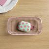 Fashion Simple Big Pink Blue Dots Polka Point Pattern Glossy Earphone Case with Ring Cover for AirPods 1 2 3 4 Pro 2 Pro 3