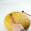 2Pcs/Set Wooden Handle Tongue Drum Sticks Silicone Drumstick Wooden Drum Hammer  Musical Instrument
