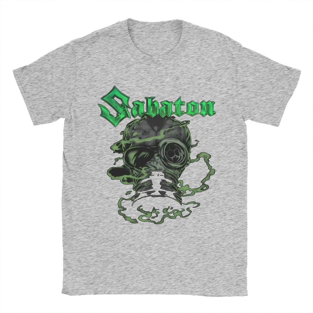 2025 Sabaton Metal Band T Shirt Mens Womens Pure Cotton Printed Top Trending Cool Gift Idea Concert Merch Heavy Metal Tee