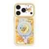 Applicable to iphone11promax iPhone case 11 cartoon moon 11 rotating bracket 11 cute cartoon woman