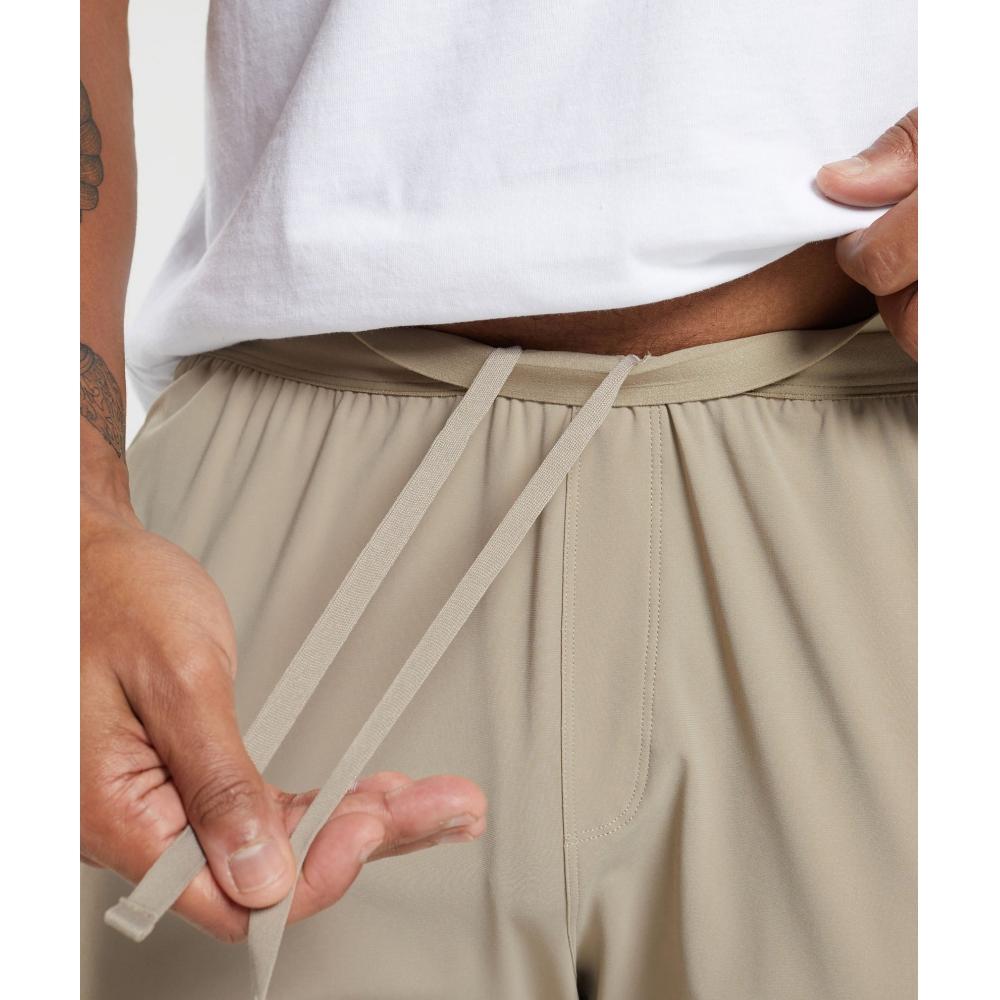 Gymshark Pantalón de chándal de estudio marrón arena A1a3u Nbzs