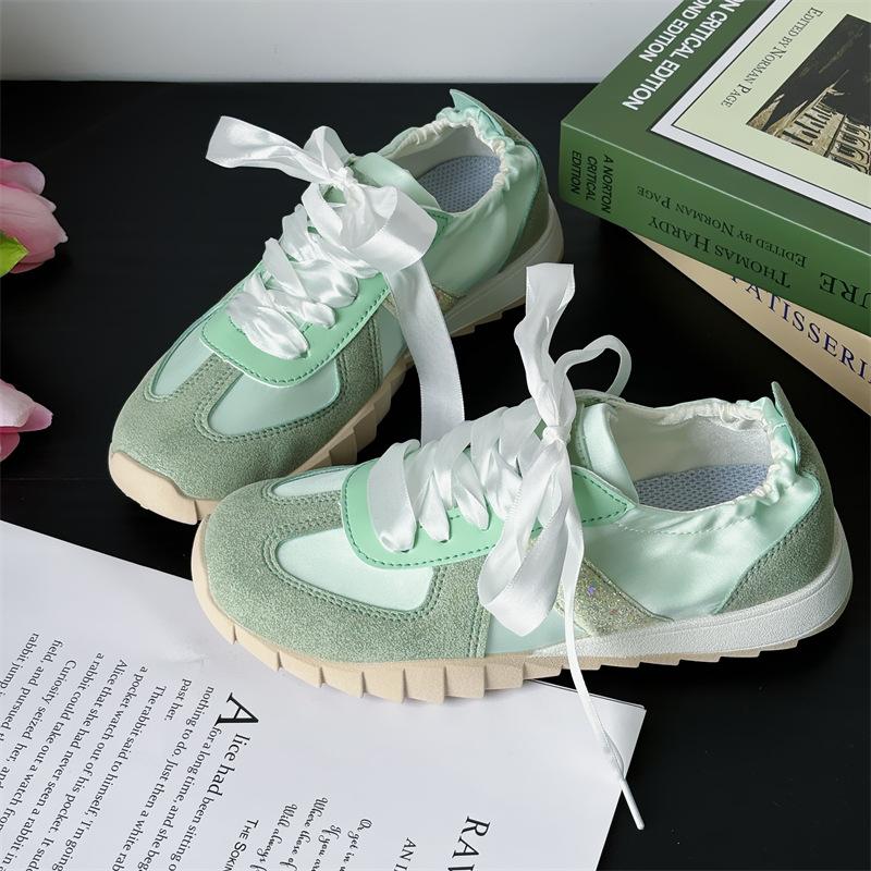 

Women s shoes 2025 summer new sports single shoes German training shoes breathable casual lightweight ins trendy student versatile shoes 35