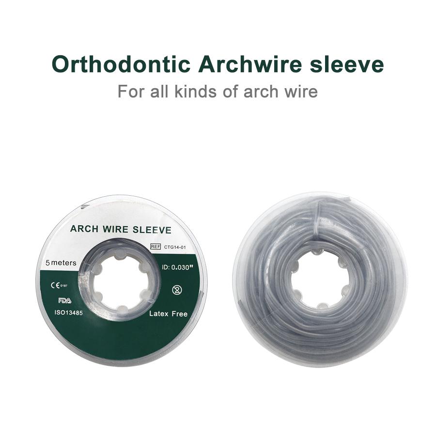 1 Roll/5m Dental  Archwire Sleeve Elastic Protective Tube For Archwire