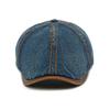 Spring Denim Hat Men's Beret British Retro Six-Piece Cap Women's Forward Cap