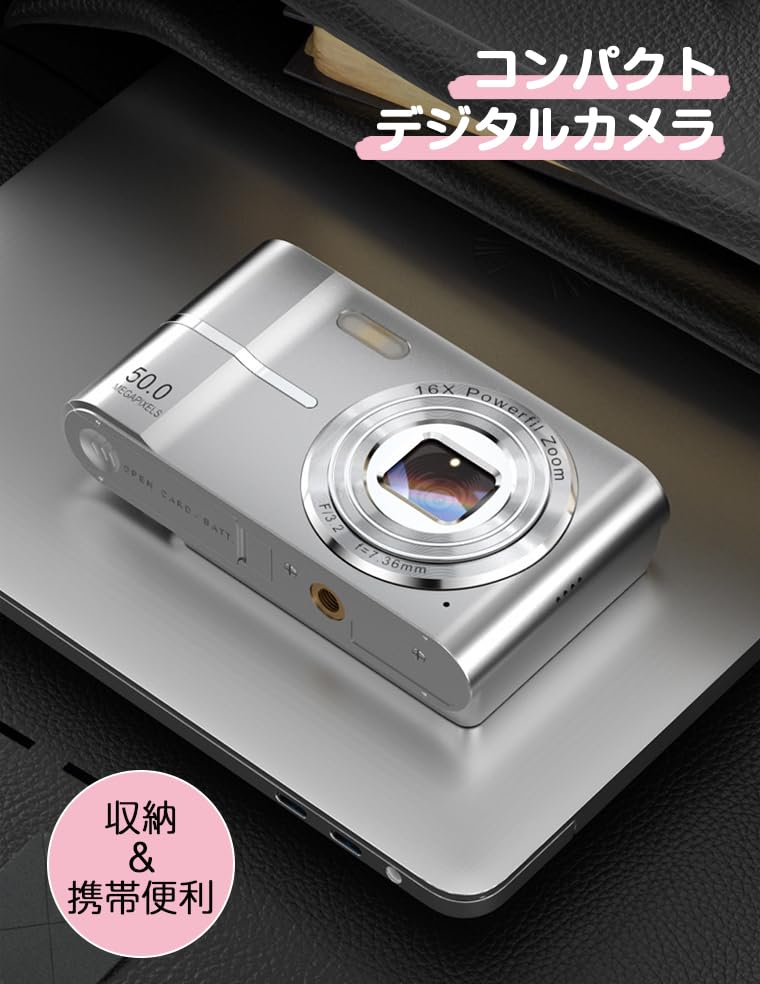 Digital 44 1080P Video AF HD Image USB C IPS 32g Memory Card Included Camera, Megapixels, Recording, Autofocus, Function, Camera, Stabilization,