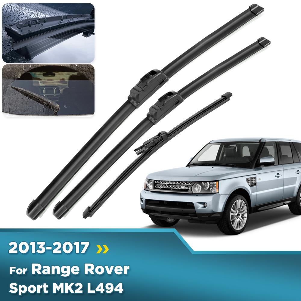 For Range Rover Sport MK2 L494 2013-2017 2014 Wiper Front & Rear Wiper Blades Windshield Windscreen Window Brushes 24"+20"+15