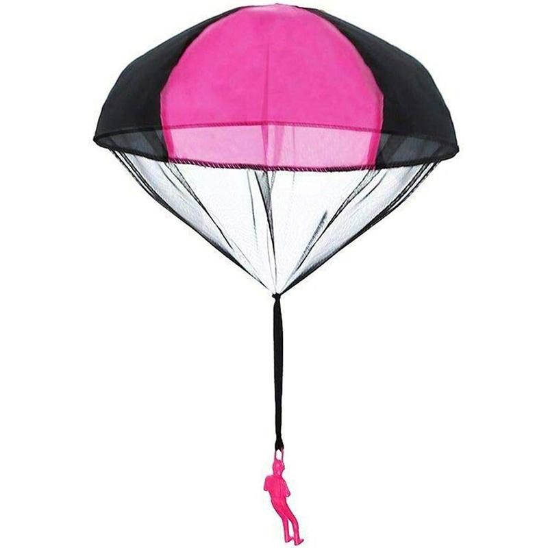 1PC/2PC Hand Parachute Mini Hand Thrown Parachute Spring Outdoor Sport Game Supplies Flying Parachute Creative Gift Boy Girl ZYF
