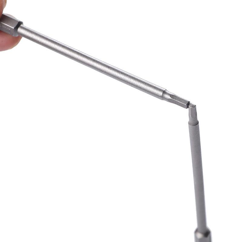 S2 Alloy Steel 6-Piece 100mm Hex Bit Screwdriver Set