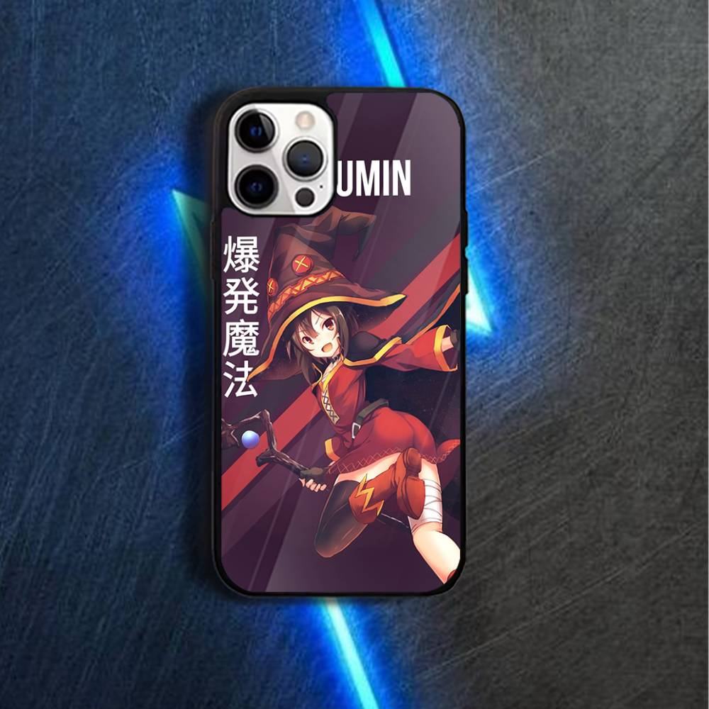M-Megumin K-KonoSuba  Phone Case For iPhone 17,16,15,14,13,12,11,Pro,Max,Plus,Mini,Magsafe,Magnetic Wireless Charging Case
