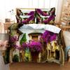 Lavender Manor Bedding Set Duvet Cover Set 3d Bedding Digital Printing Bed Linen Queen Size Bedding Set Fashion Design