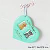 Amor Doble Rejilla 1 pulgada Insignias de Foto Decoración Simple Almacenamiento, Paquete de Accesorios para Juego de Tarjetas Colgante Decoración para Colgar