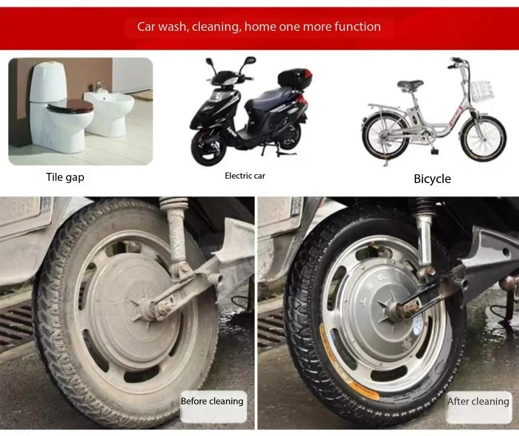 Motorcycle Car Tire Rim Brush Wheel Hub Cleaning Brushes Car Wheels Detailing Cleaning Accessories Tire Auto Washing Tool Brush