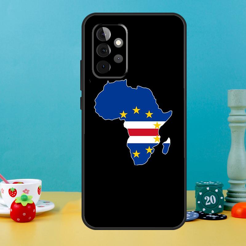 Kap Verde Flagge Wappen Hülle Für Samsung Galaxy A52 A32 A12 A14 A34 A54 A13 A33 A53 A73 A50 A70 A71 A51 Rückabdeckung