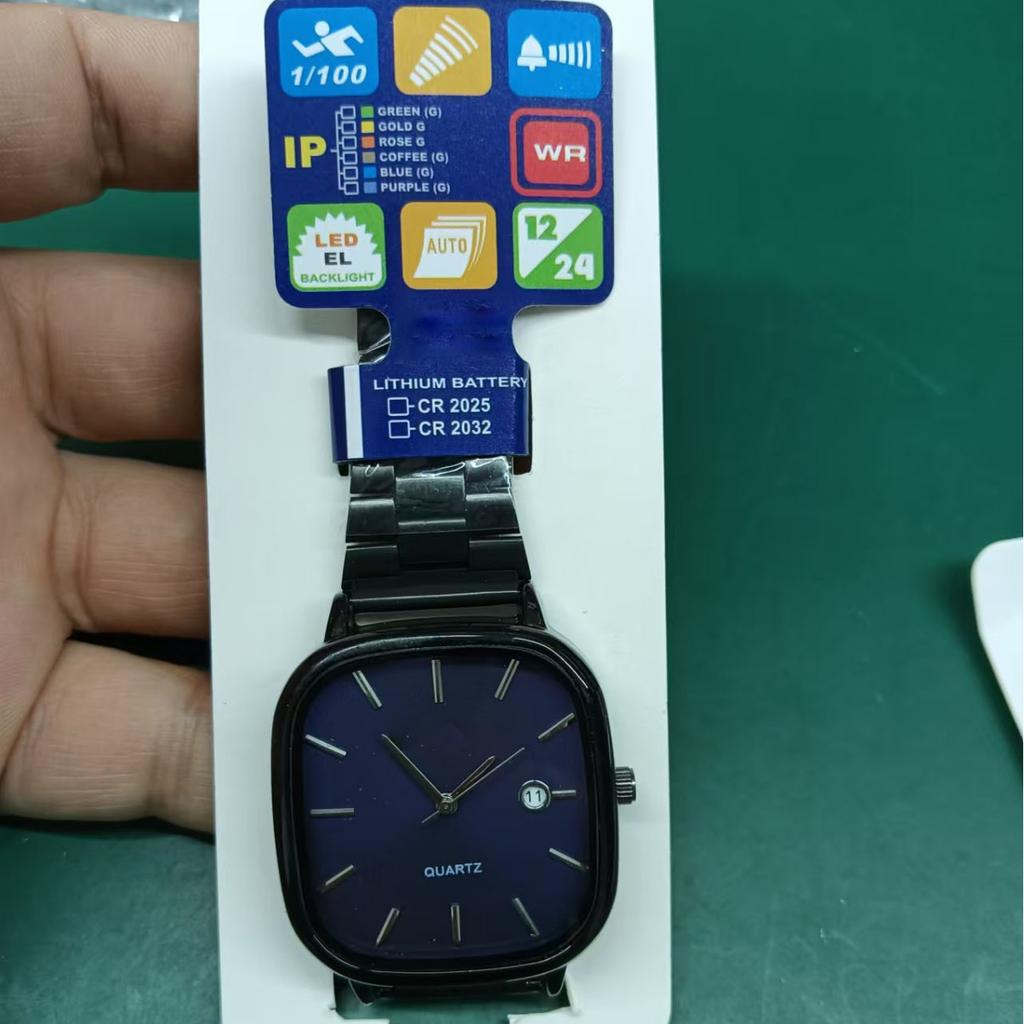 Simple Retro Steel Belt Electronic Watch Sports Waterproof Business Watch A-130