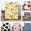 Love Symbol Heart Pattern Throw Lightweight G Flannel Blanket Soft Skinfriendly for Summer Cooling