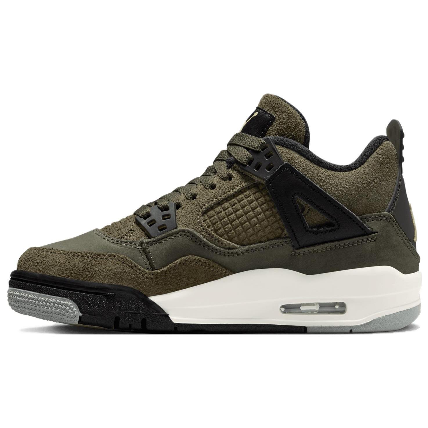 Jordan 4 Retro SE Craft Medium Olive GS FB9928-200 35.5