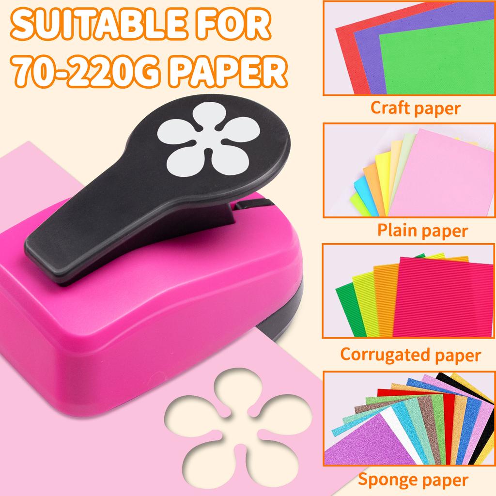 Papierschneider für Bastelarbeiten Locher Stanzer Stanzwerkzeug 50mm 2 Zoll Blume Papierformen Loch für Kartenherstellung individuelles Scrapbooking