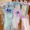 Mermaid Headwear, Children'S Princess Bow, Hairpin, Girls' Floating Yarn, Braided Hair Clip, Mermaid Maiden Hair Accessory