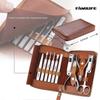 Manicure Set,  Professional Manicure Kit Nail Clippers Set 11 In 1 Stainless Steel Pedicure Tools Ki