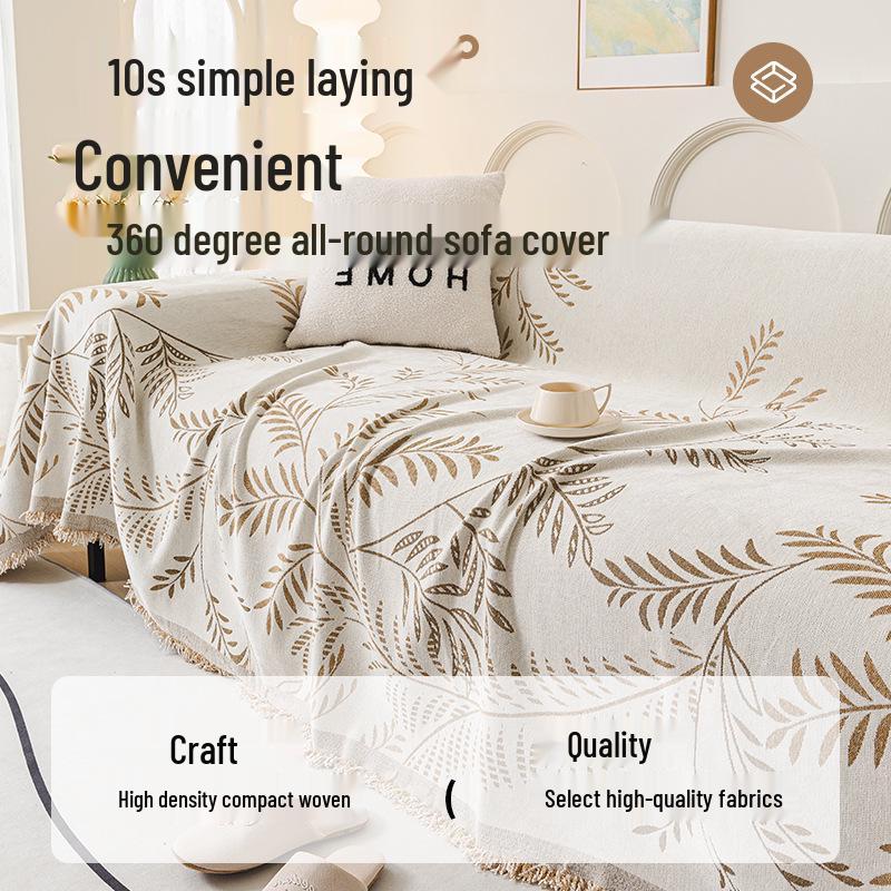 Universal Chenille Sofa Cover: Anti-Scratch, Full Wrap, Four Seasons