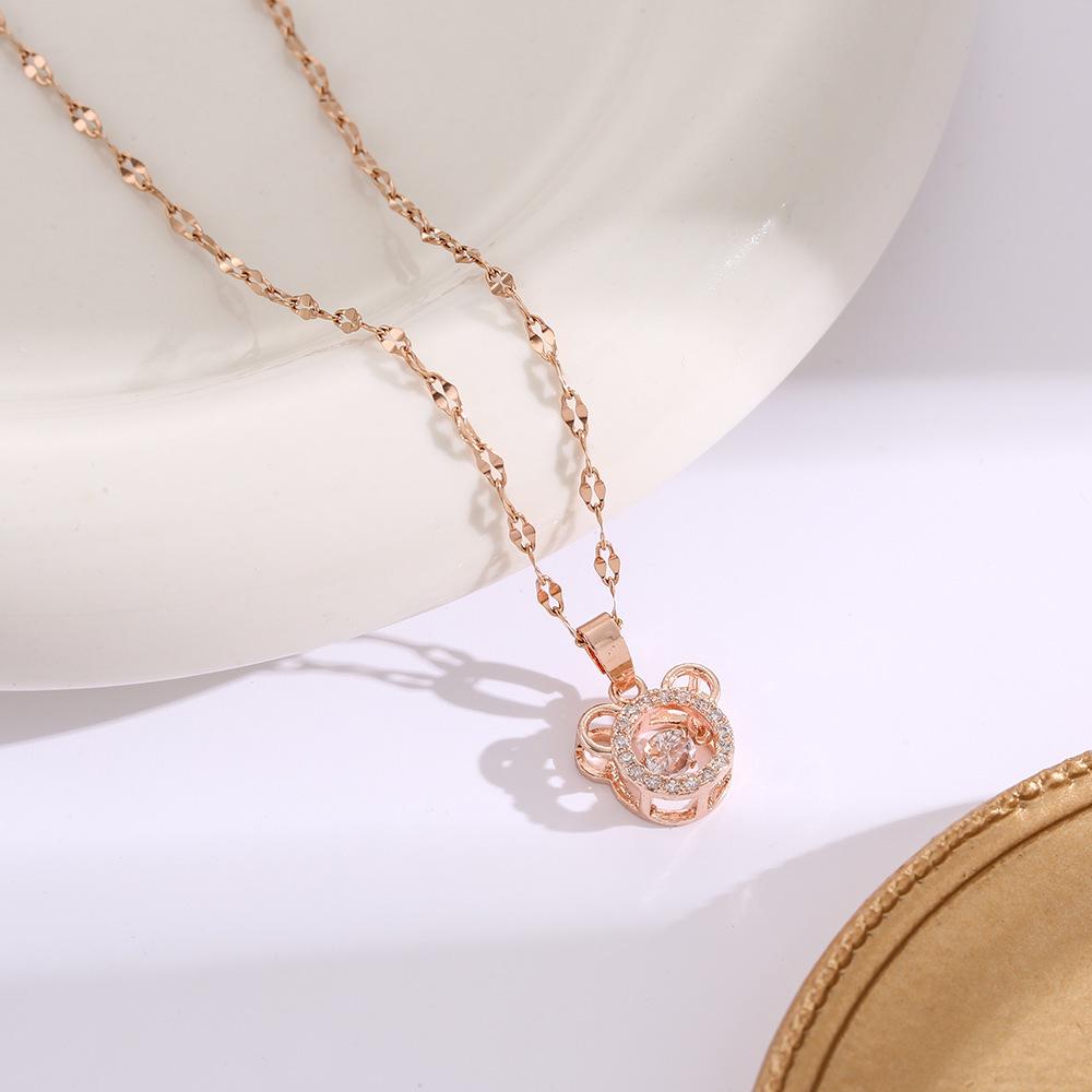Collana da Donna alla Moda in Acciaio di Titanio 2025 - Inossidabile, Catena per Clavicola di Lusso Leggero