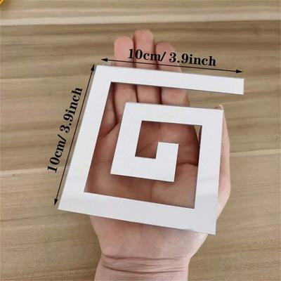 10 Peças 10x10cm Conjunto de Adesivos de Espelho Autoadesivos Para Decoração de Casa Perfeito Para Sala de Estar, Quarto, Bordas de Armário e Janelas
