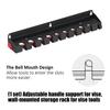 Metal Wall Mounted Tool Storage Rack For Efficient Organization Of Pry And Long Hand Tools In Garage Workshop