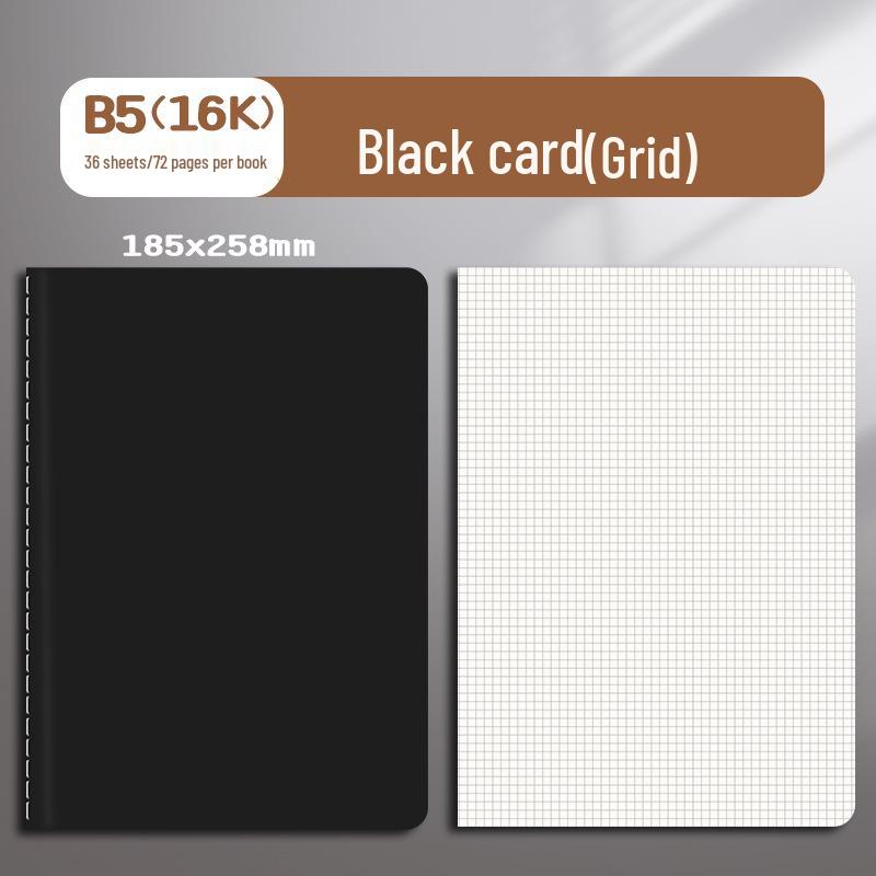 Exquisite Retro Cowhide Softcover Notebook for Students