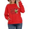 Women's Fashionable Casual Plus-Size Long Sleeve Pullover Printed Sweatshirt