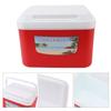 5L Cooler Box Portable Insulin Cooler Box Home Camping Portable Refrigerated Food Cooler Red