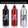 Cyklistická fľaša na vodu 750ML MTB fľaša na vodu pre cestný bicykel s prackou Beh Športové horolezectvo Hliníková rýchlovarná kanvica Príslušenstvo k bicyklom
