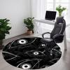 1pc Eyes Pattern Office Round Area Rug,  Mat Suitable For Office, Under Office Chairs Bedroom Living Room Home Decor, Room Deco
