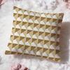 Triangle Array Cushion Cover Premium Comfort Reversible Pillow Cove Two In One Design for Any Room  Car Interior