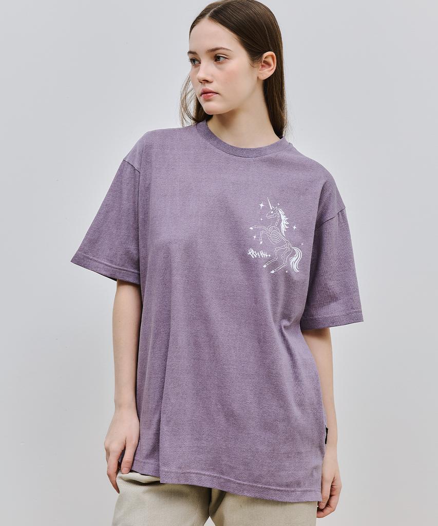 Keuleogsi Unicorn Pigment T-Shirt Purple