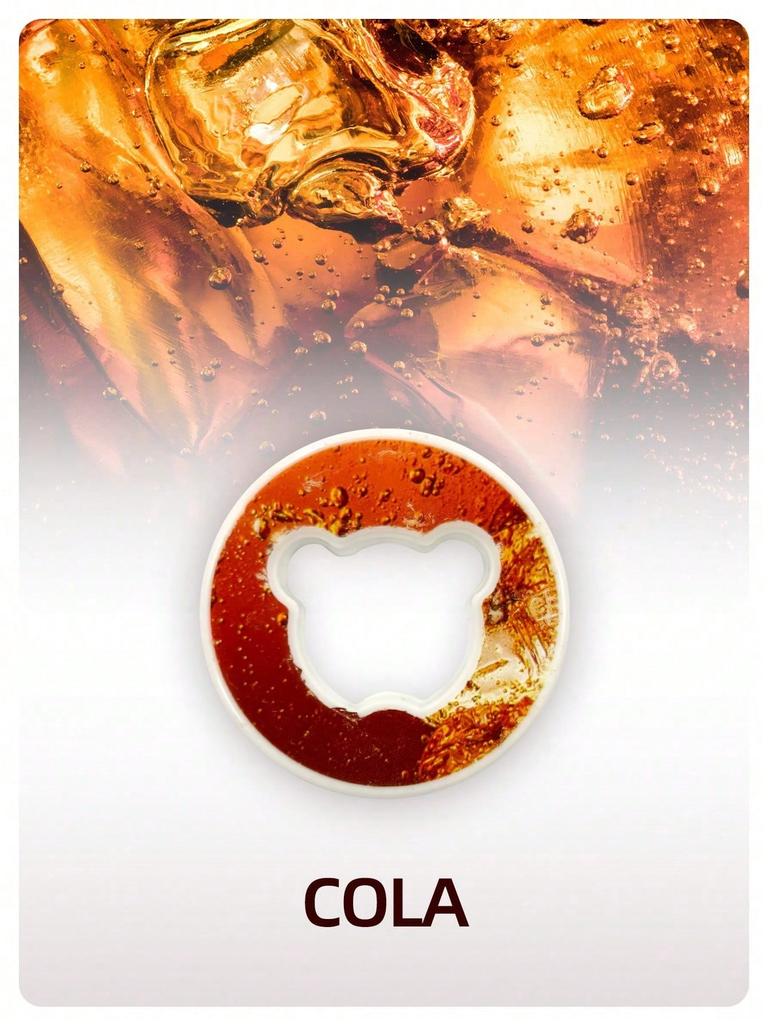 1pc Multi Flavour Fruit Flavour Rings For Water Cups, Little Bear Shape Flavour Rings For Water Cups Flavour Rings Drinking Tool