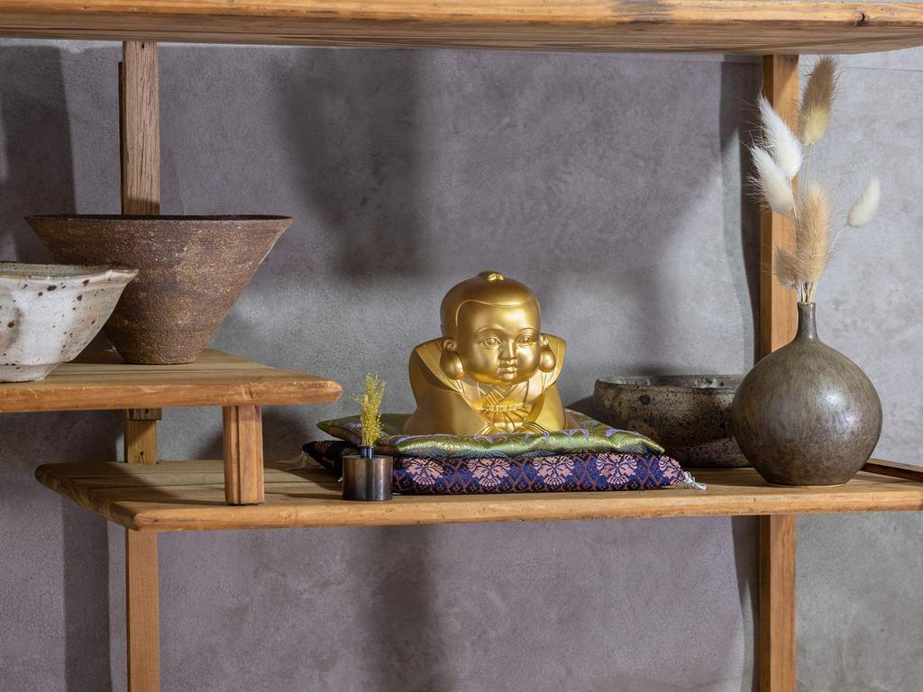 Gingado Dandan Fukusuke Ornament Prosperous Many Good Luck In Takaoka Copperware _ Business, Customers, Life, (Dandan Fukusuke)