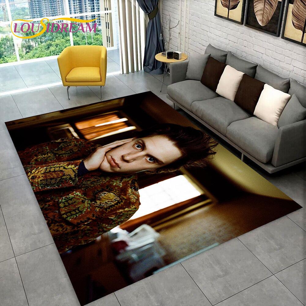 Cute Evan Peters Movie TV  Actor Area Rug,Carpet Rug for Home Living Room Bedroom Sofa Doormat Decor,kids Non-slip Floor Mat 3D