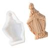 Silicone Candle Molds Ornament Molds Religious Series Reusable Silicone Crafting Moulds Silicone Texture for Candle