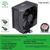 SNOWMAN Ice Man MT6 CPU Cooler: Single Tower with 6 Heat Pipes, Digital Display, ARGB Air Cooling, Compatible with AM5/1700 Platforms.