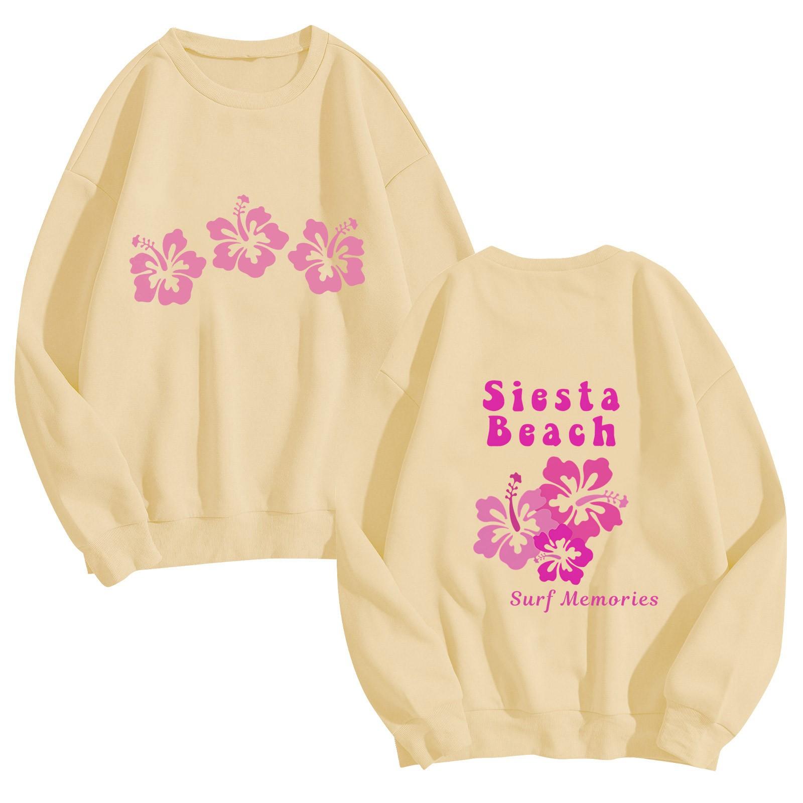 

Женская мода повседневная однотонная блузка с длинным рукавом и круглым вырезом S хаки