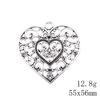 Christmas Decorations Charms Jewelry Gothic Style Peach Heart Charms Pendant Items Craft Pendants