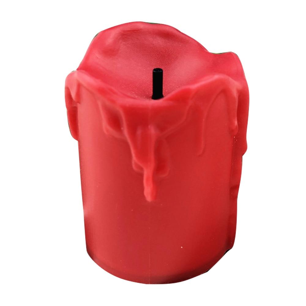 

Свечи Свет Свечи Лампа LED Чайная свеча Романтичный Креативный Обещание Беспламенный Батарейка Красочный Электронный Лучший Подарок Дом 1pcs красный