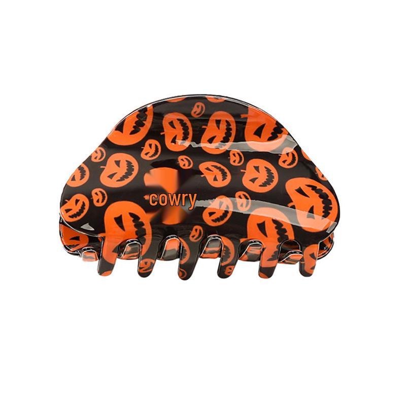 Kreative Halloween Acryl Hai Haarklammer - Damen Einzigartiges Hochsteckfrisur-Accessoire