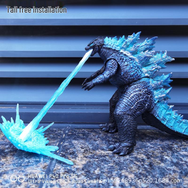 Free Shipping DIY Movable Godzilla Figure - NECA 2019 Edition with Nuclear Power Tail, No Assembly Required