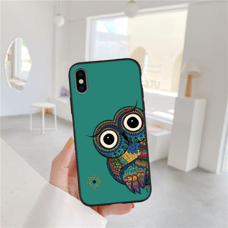 IX5 Cartoon Art Owl New Luxury Phone Case for Huawei P Smart S Z Y5P Y6P Y7A Y8P Y8S Y9A Y9S P10 P20 P30 Lite Pro
