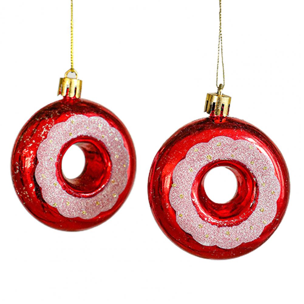 Mushroom Christmas Decoration Christmas Pendant Festive Christmas Tree Ornaments Santa Claus Xmas Decorations for Home Car Set