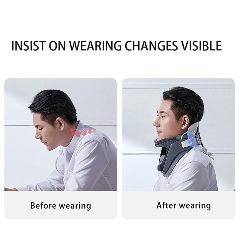 Neck Stretcher Cervical Traction Device Neck Posture Corrector Neck Brace Cervical Stretch Care Neck Support Relieve Neck Pain