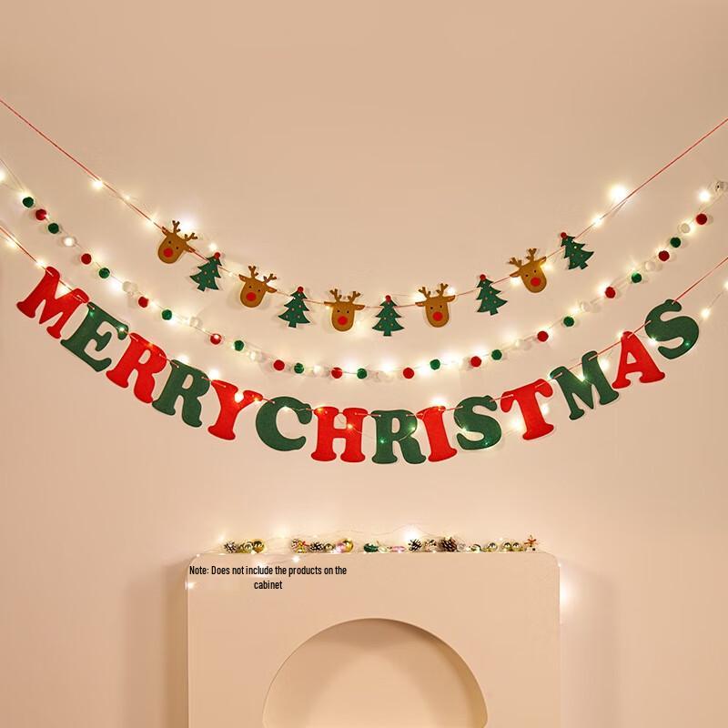 Christmas Felt Garland Decorations